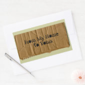 De chez moi à votre autocollant (Enveloppe)