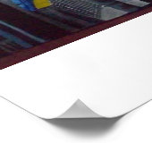 De Chicago Michigan Ave. brug Poster (Hoek)