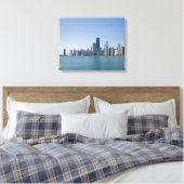 De Chicago Skyline Canvas Afdruk (Insitu (Slaapkamer))