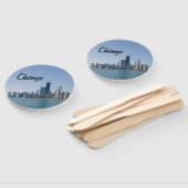 De Chicago Skyline Handwaaier (Niet-gemonteerd)