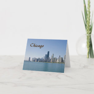 De Chicago Skyline Kaart