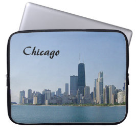 De Chicago Skyline Laptop Sleeve