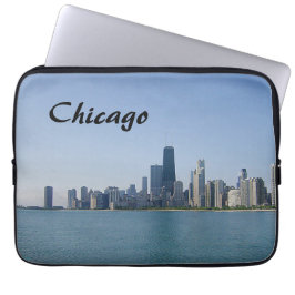 De Chicago Skyline Laptop Sleeve