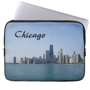 De Chicago Skyline Laptop Sleeve