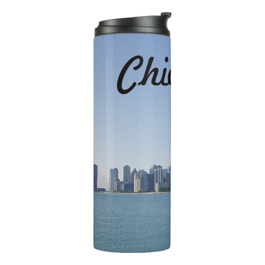 De Chicago Skyline Thermosbeker (Gedraaid links)