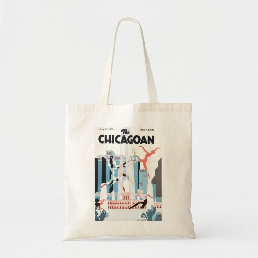 DE CHICAGOON TOTE BAG (Voorkant)