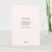 De Chickadee Sisters-kaart Kaart (Achterkant)