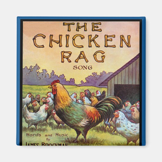 De Chicken Rag Magneet (Voorkant)