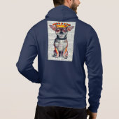 DE CHIHUAHUA GUY'S FLEECE ZIP UP JOGGER HOODIE (Achterkant)
