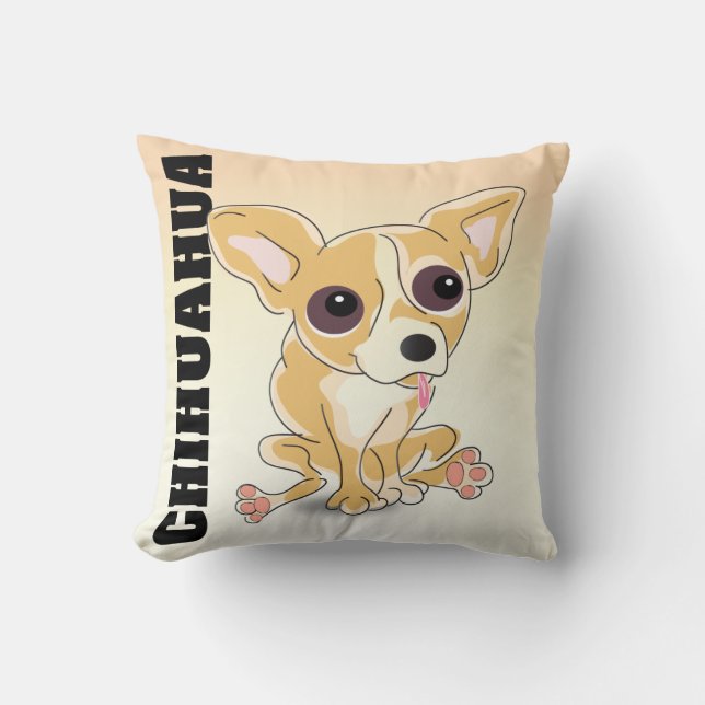 De Chihuahua Pillow Kussen (Voorkant)