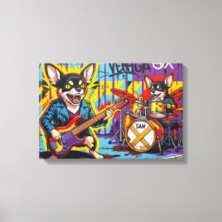 DE CHIHUAHUAS 11 CANVAS AFDRUK