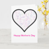 De Children's Heart Foundation Moederdag Kaart (Gele Bloem)