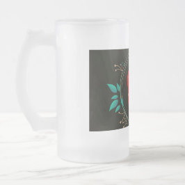 *"De 'chill out' Frosted Glass-Mok"** Matglas Bierpul