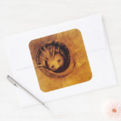 De Chimera Vierkante Sticker (Envelop)