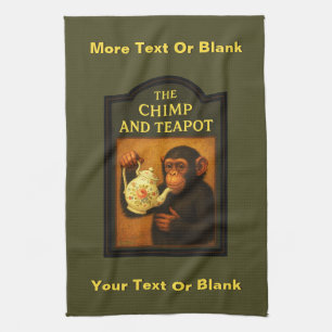 De chimp en theepot pub theedoek