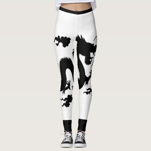 De CHINESE DRAAK van leggings (Voorkant)