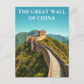 De Chinese Muur Reizen  Briefkaart (Voorkant)
