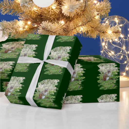De Chipper Little Chipmunk - Wrapping Paper Cadeaupapier (Feestdagen)