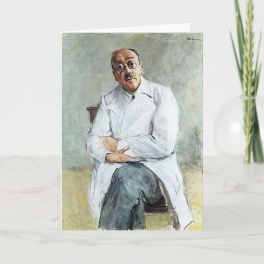 De chirurg (door Max Liebermann) Kaart (Voorkant)