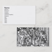 De chirurg leidt als hulppauzes en resetten visitekaartje (Voorkant / Achterkant)