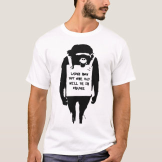 de CHIVE Mannen_s Banksy Laugh Now T-shirt, Gbond  T-shirt