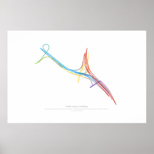 De Choreografie van de uitwisseling: Norfolk, VA, Poster
