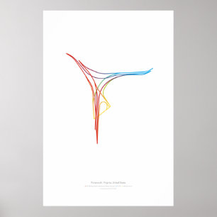 De Choreografie van de uitwisseling: Portsmouth, Poster