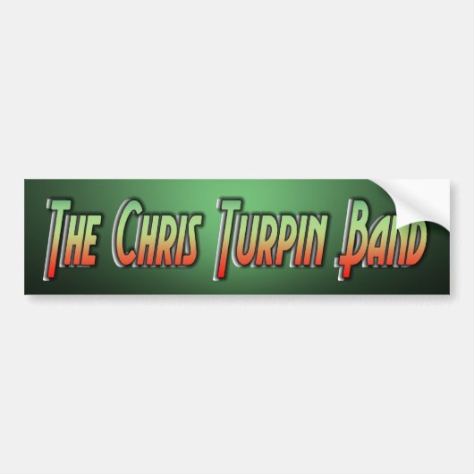De Chris Turpin Band Bumpersticker (Voorkant)