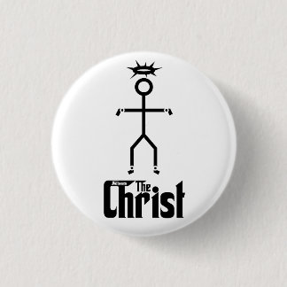 De christ ronde button 3,2 cm