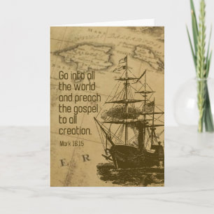 De Christelijke Afstuderen van de Kaart van de