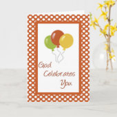 De Christelijke Groet van de Verjaardag Kaart (Gele Bloem)