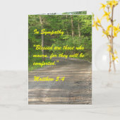 De Christelijke Kaart van de Sympathie (Gele Bloem)