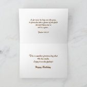 De Christelijke Kaart van de Verjaardag van de (Binnen)