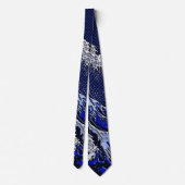 De chroomvezelstijlen van de Great Hokusai Wave Stropdas (Achterkant)
