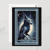 De Chupacabra Tarot Kaart (Voorkant / Achterkant)