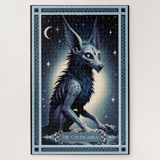 De Chupacabra Tarot Kaart Legpuzzel (Verticaal)