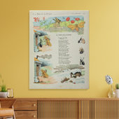 De Cicada en de Ant van de Fables Canvas Afdruk (Insitu (Woonkamer))