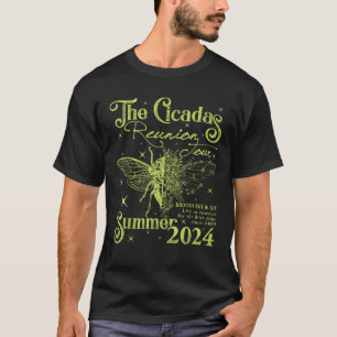 De Cicada Reunion US Tour 2024 Cicada Concert Fe T-shirt