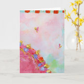 De Circus Birthday Kaart (Gele Bloem)