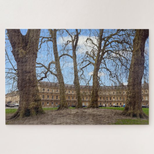 De Circus, de stad Bath. Legpuzzel (Horizontaal)