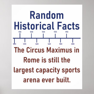 De Circus Maximus in Rome - Geschiedenis Poster