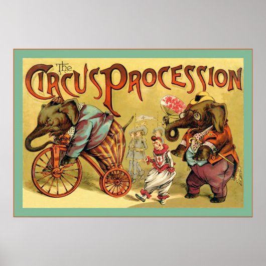 De Circus Processie ~ Circus Poster (Voorkant)