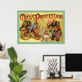 De Circus Processie ~  Circus Poster (Thuiskantoor)