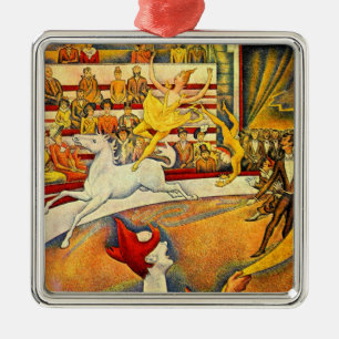 De Circus van Georges Seurat, Kunst Metalen Ornament