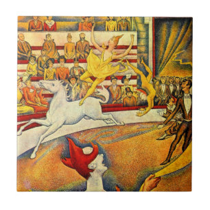 De Circus van Georges Seurat,  Kunst Tegeltje