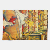 De Circus van Georges Seurat, Kunst Theedoek (Horizontaal)