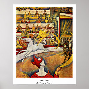De Circus van Georges Seurat Poster