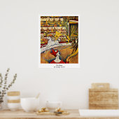 De Circus van Georges Seurat Poster (Keuken)
