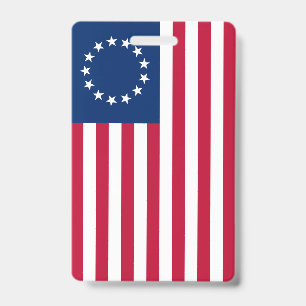 De cirkel van sterren, Amerikaanse vlag - Betsy Ro Badge