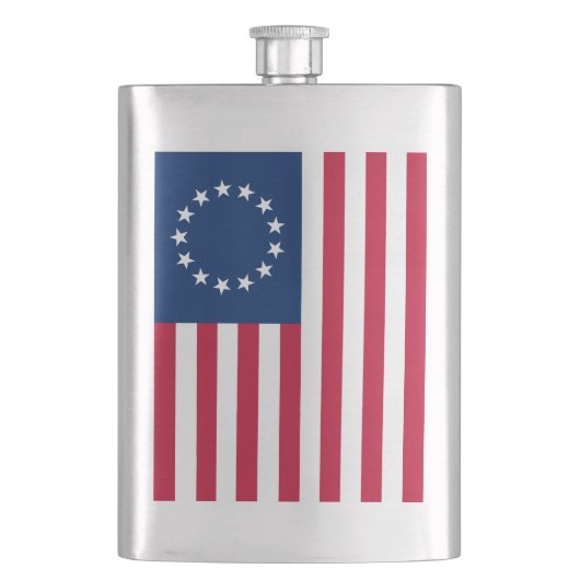 De cirkel van sterren, Amerikaanse vlag - Betsy Ro Flacon (Voorkant)